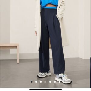 NWT - new with tags - Athleta Brooklyn Heights High Rise Pleated Wide Leg Pant